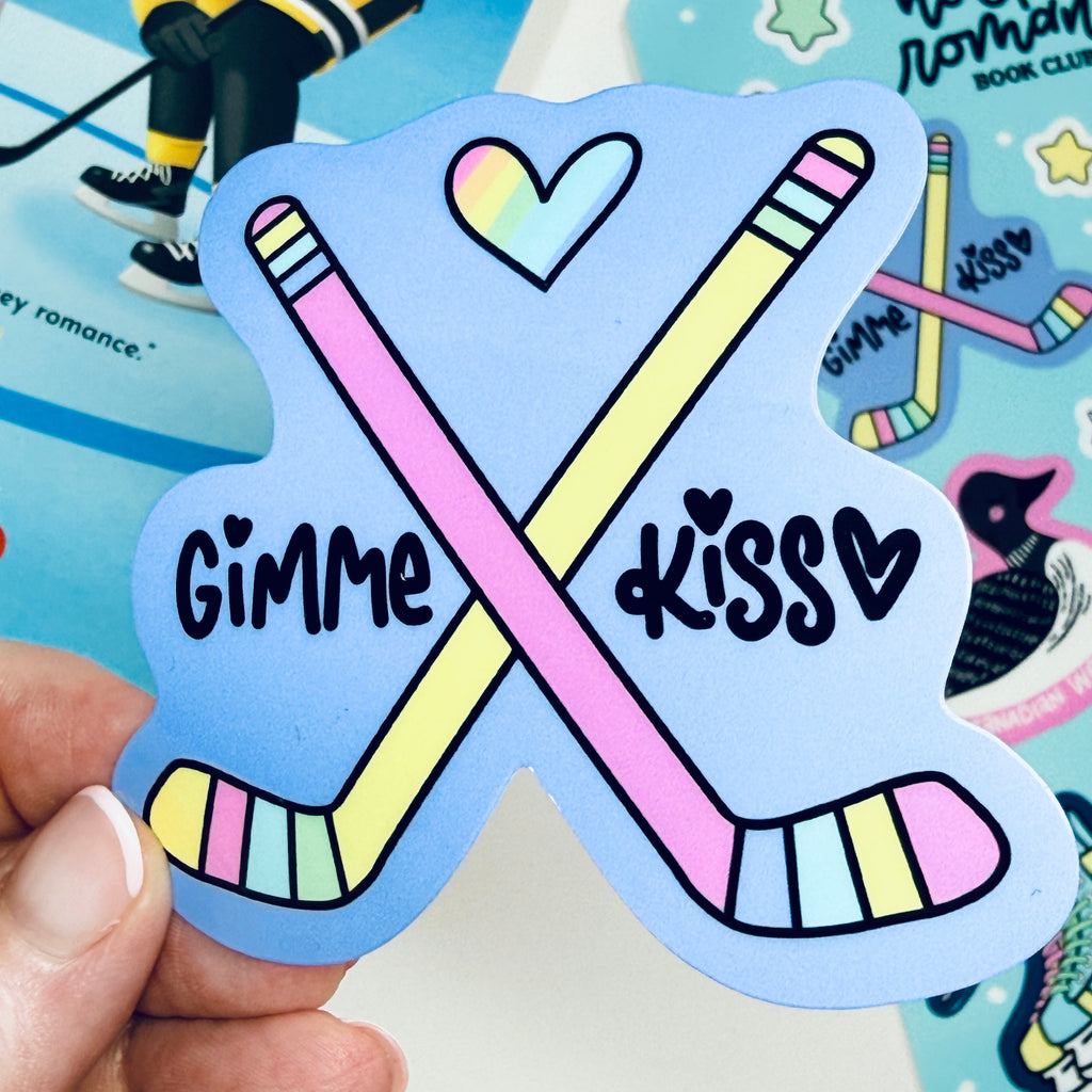 Gimme Kiss Semi-Permanent Vinyl Sticker
