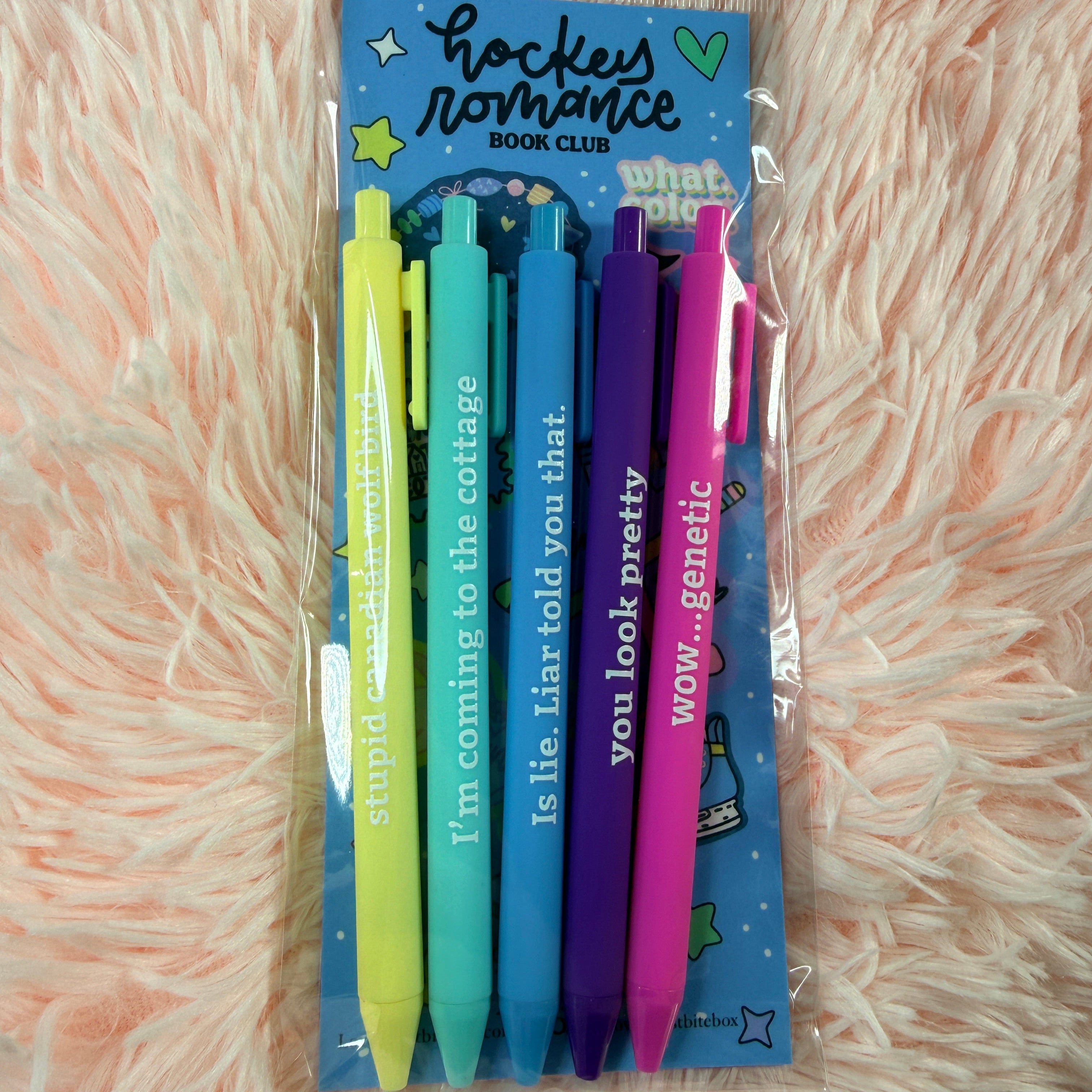 Hockey Romance Book Club Jotter Pen Set