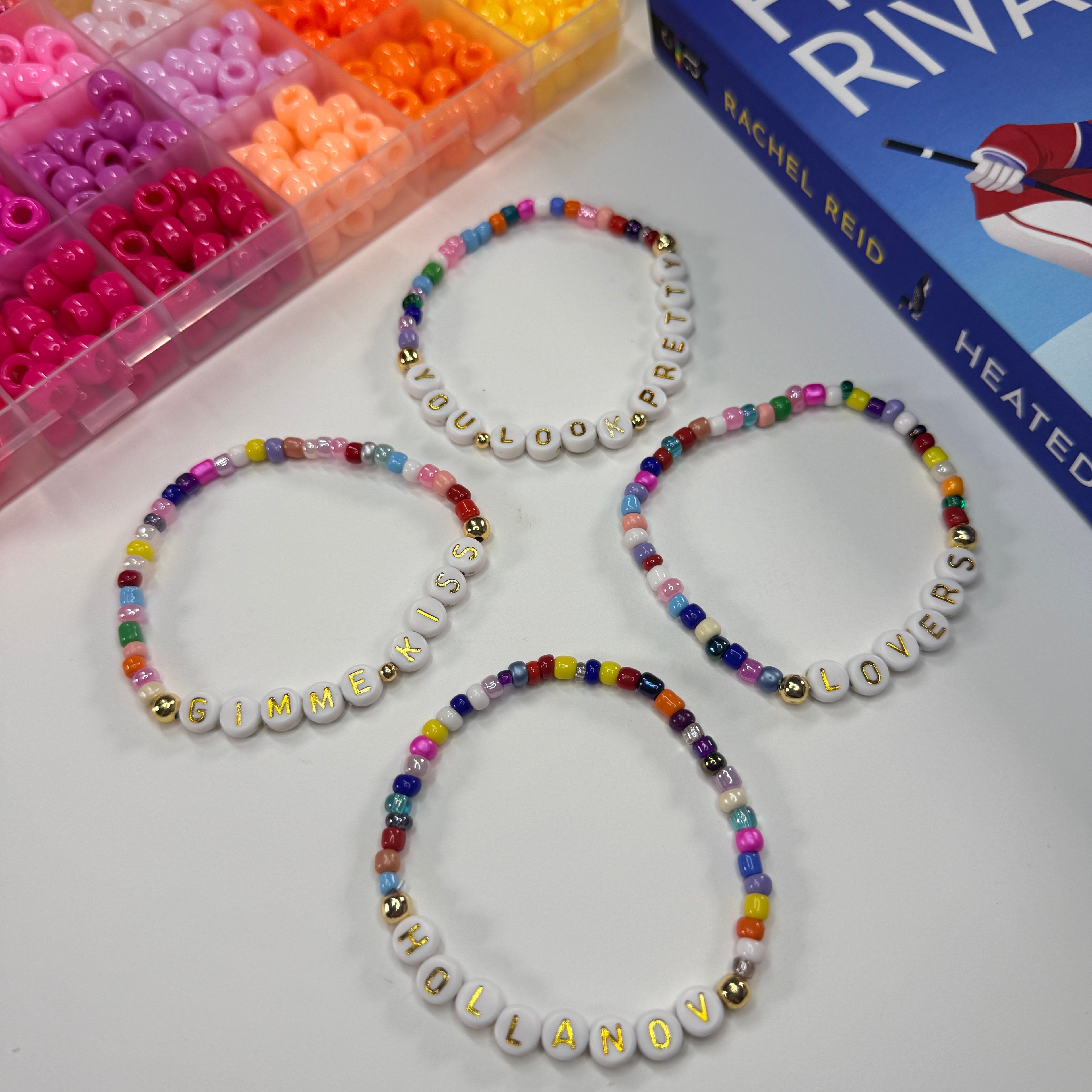 Hockey Romance Book Club Friendship Bracelet Set