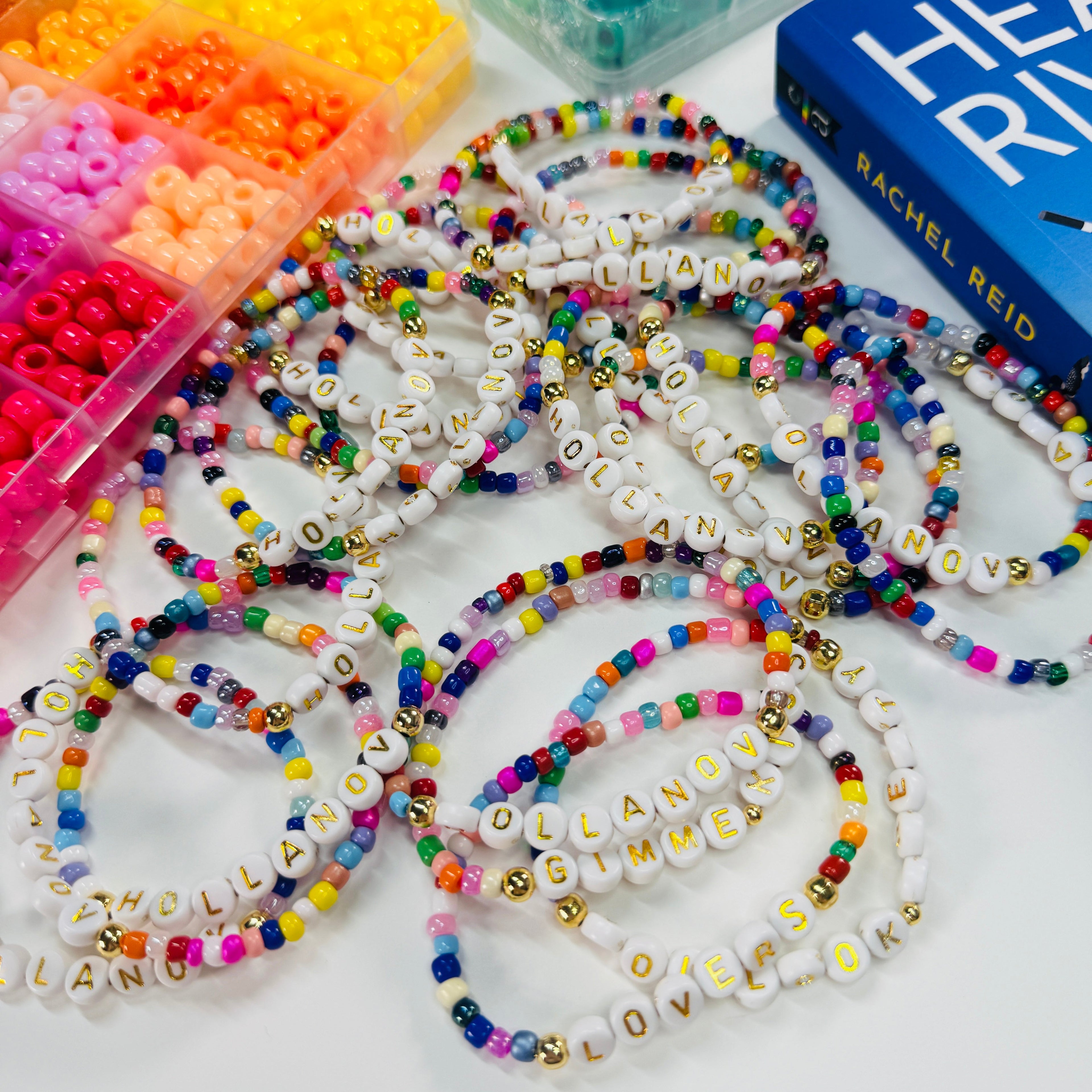 Hockey Romance Book Club Friendship Bracelet Set