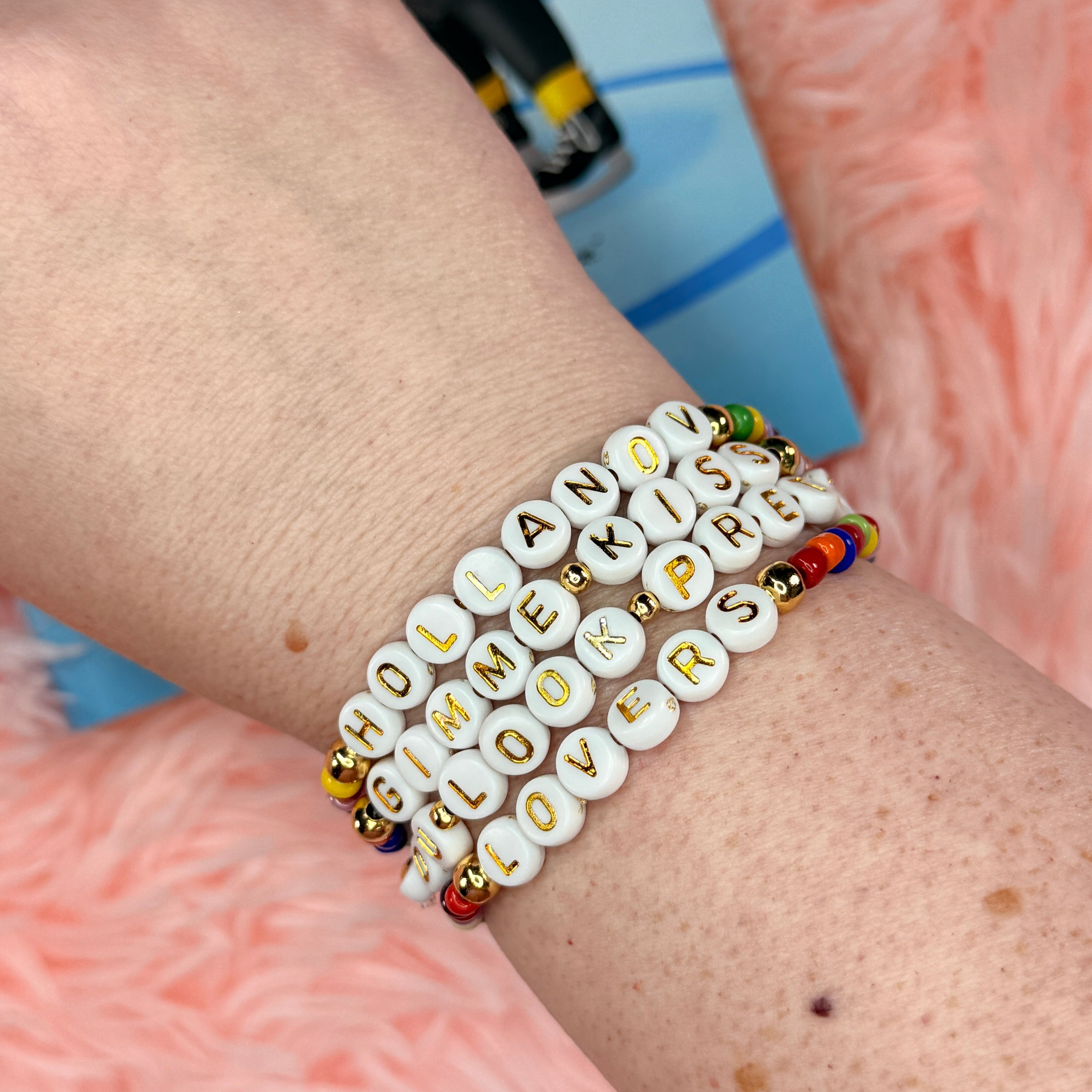 Hockey Romance Book Club Friendship Bracelet Set