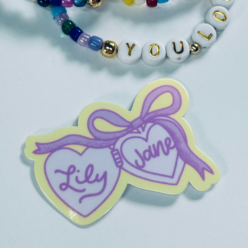 Lily & Jane Semi-Permanent Vinyl Sticker