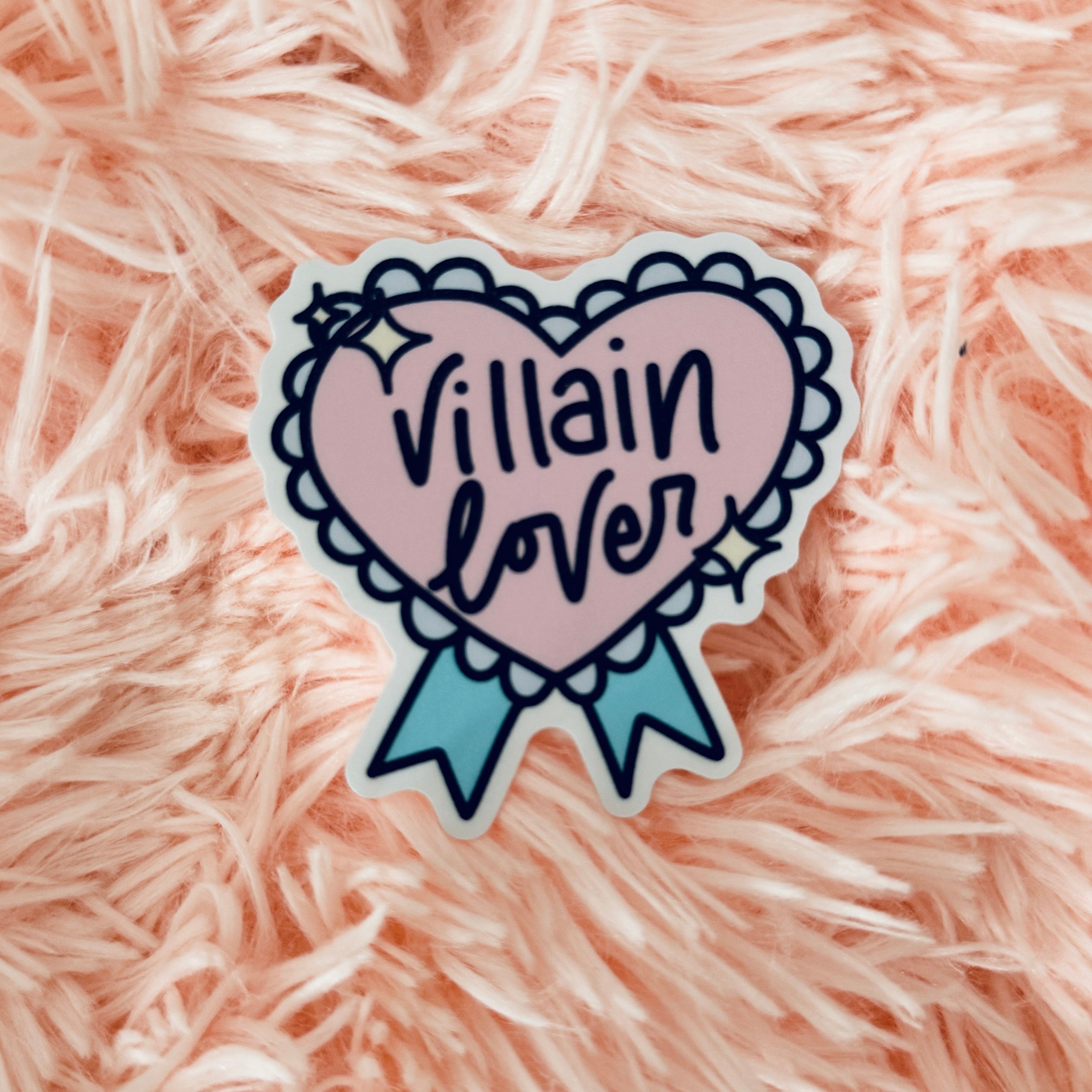 Villain Lover Sticker | Permanent Bookish Villain Lover Decal